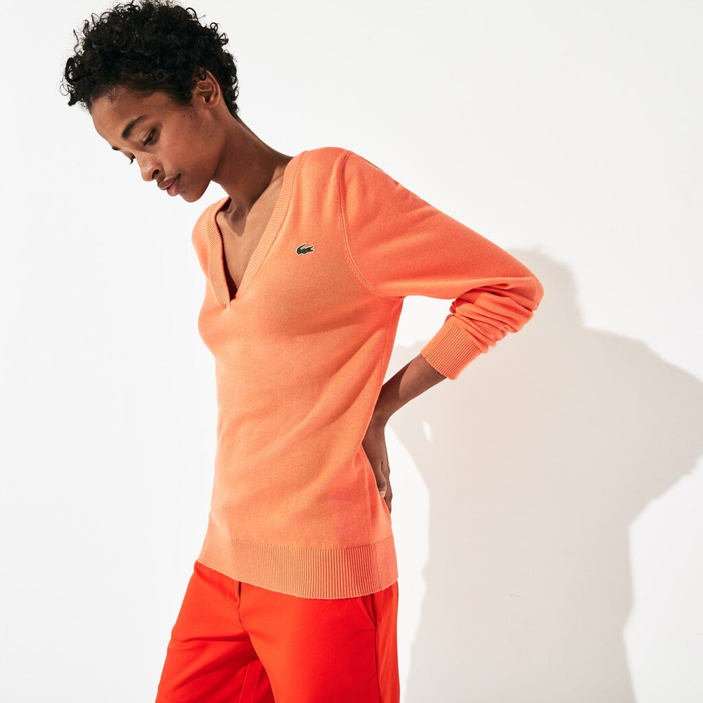 Wo  SPORT V-neck Sweater | Lacoste Womens