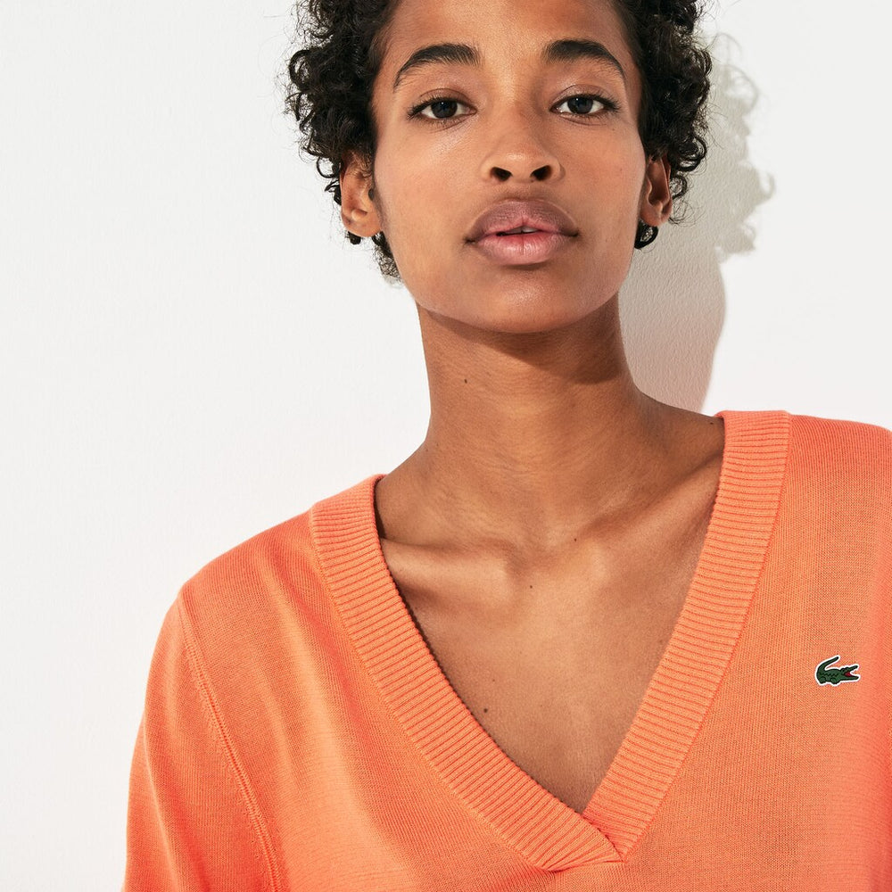 Wo  SPORT V-neck Sweater | Lacoste Womens