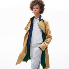 Wo  Contrast Belt Trench Coat | Lacoste Womens