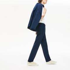LIVE Fine Pinstriped Wool Suit Pants | Lacoste Mens