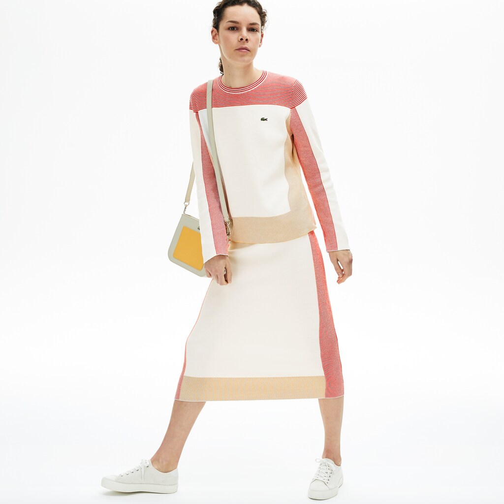 Wo  Colorblock Pencil Skirt | Lacoste Womens