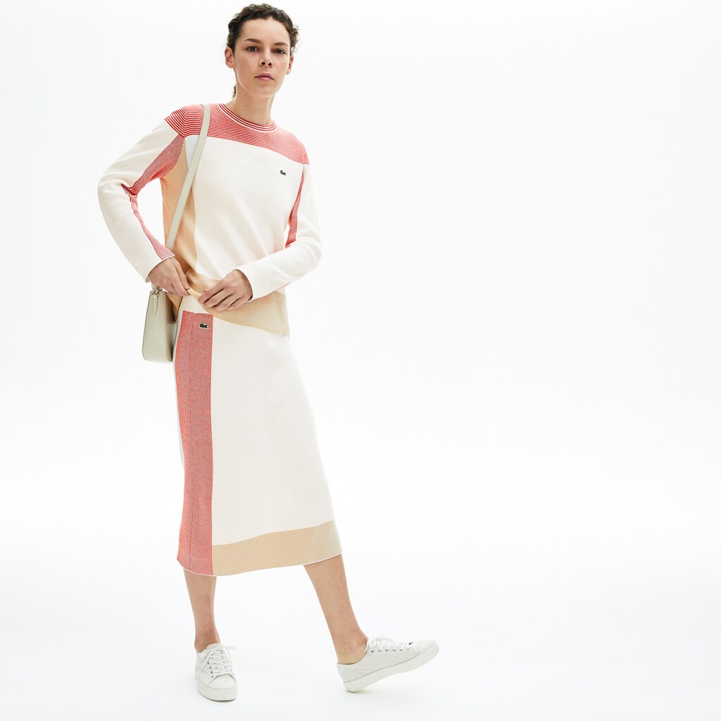 Wo  Colorblock Pencil Skirt | Lacoste Womens