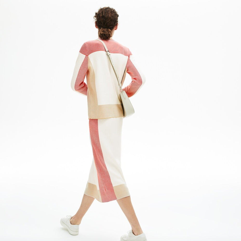 Wo  Colorblock Pencil Skirt | Lacoste Womens
