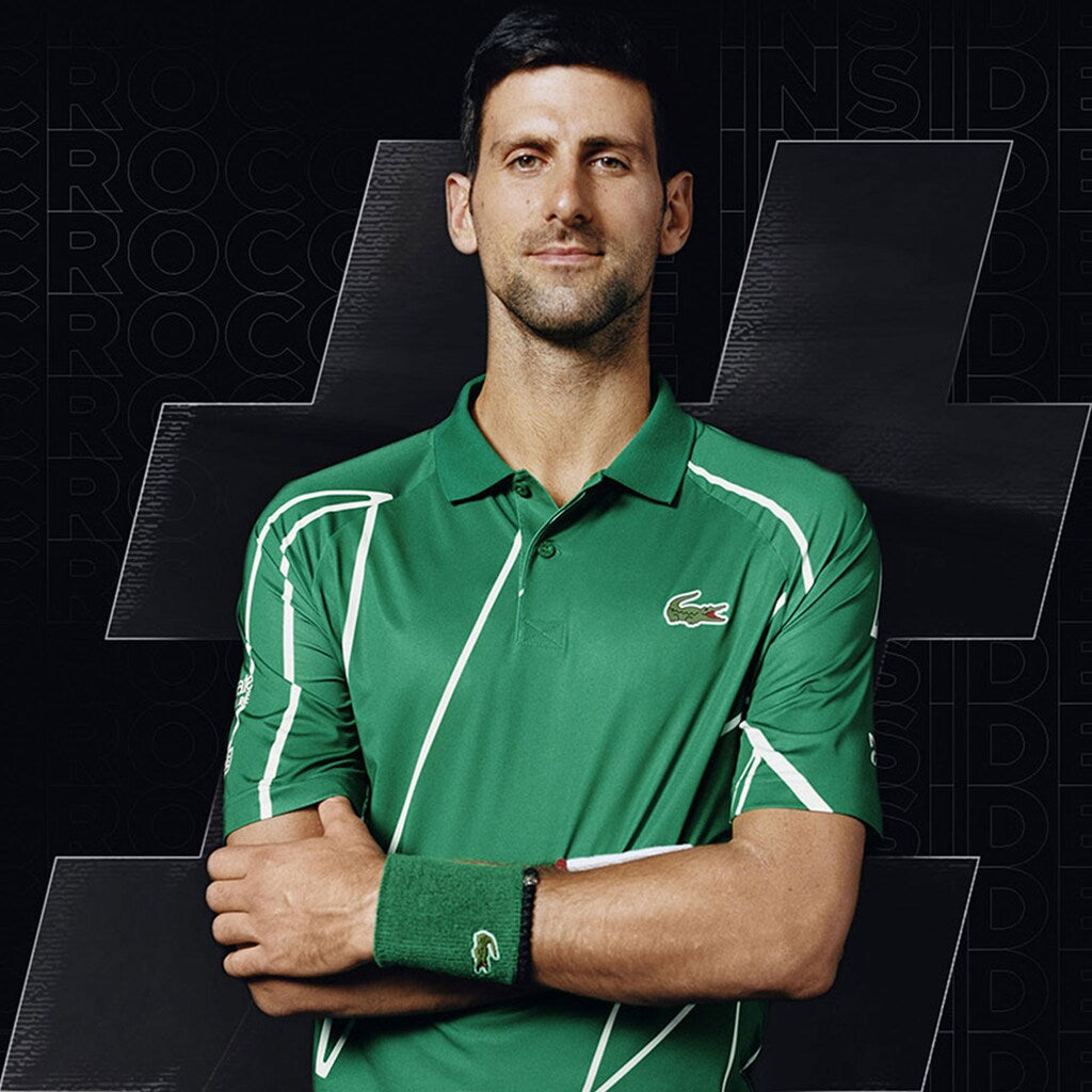 SPORT Novak Djokovic Printed Breathable Polo Shirt | Lacoste Mens