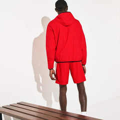SPORT Water-Resistant Foldable Hooded Zip Jacket | Lacoste Mens