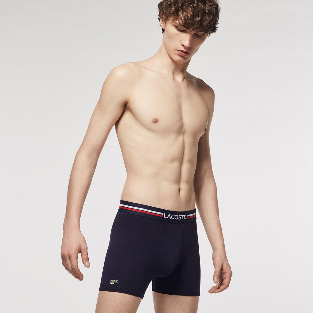 Pack Of 3 Casual Long Boxers | Lacoste Mens