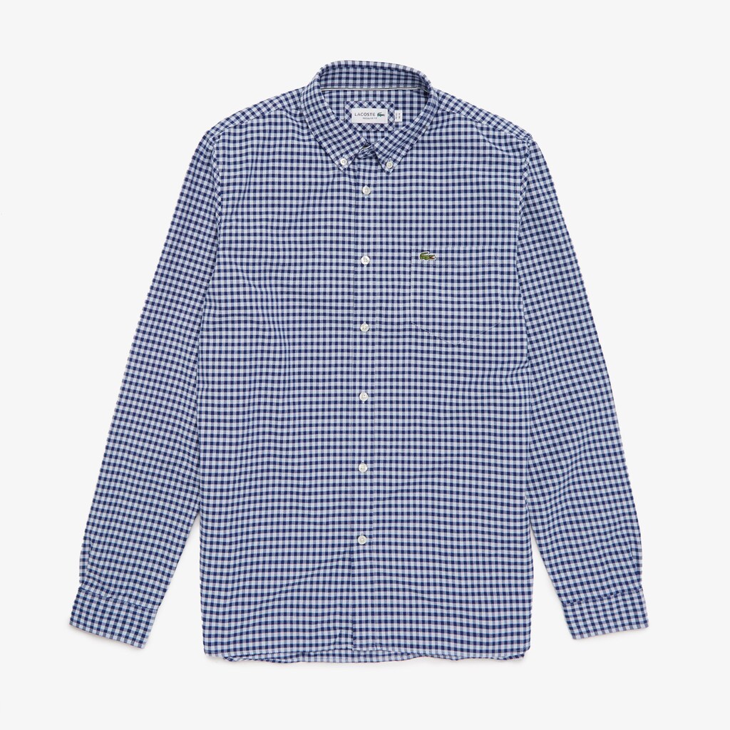 Regular Fit Cotton Shirt | Lacoste Mens