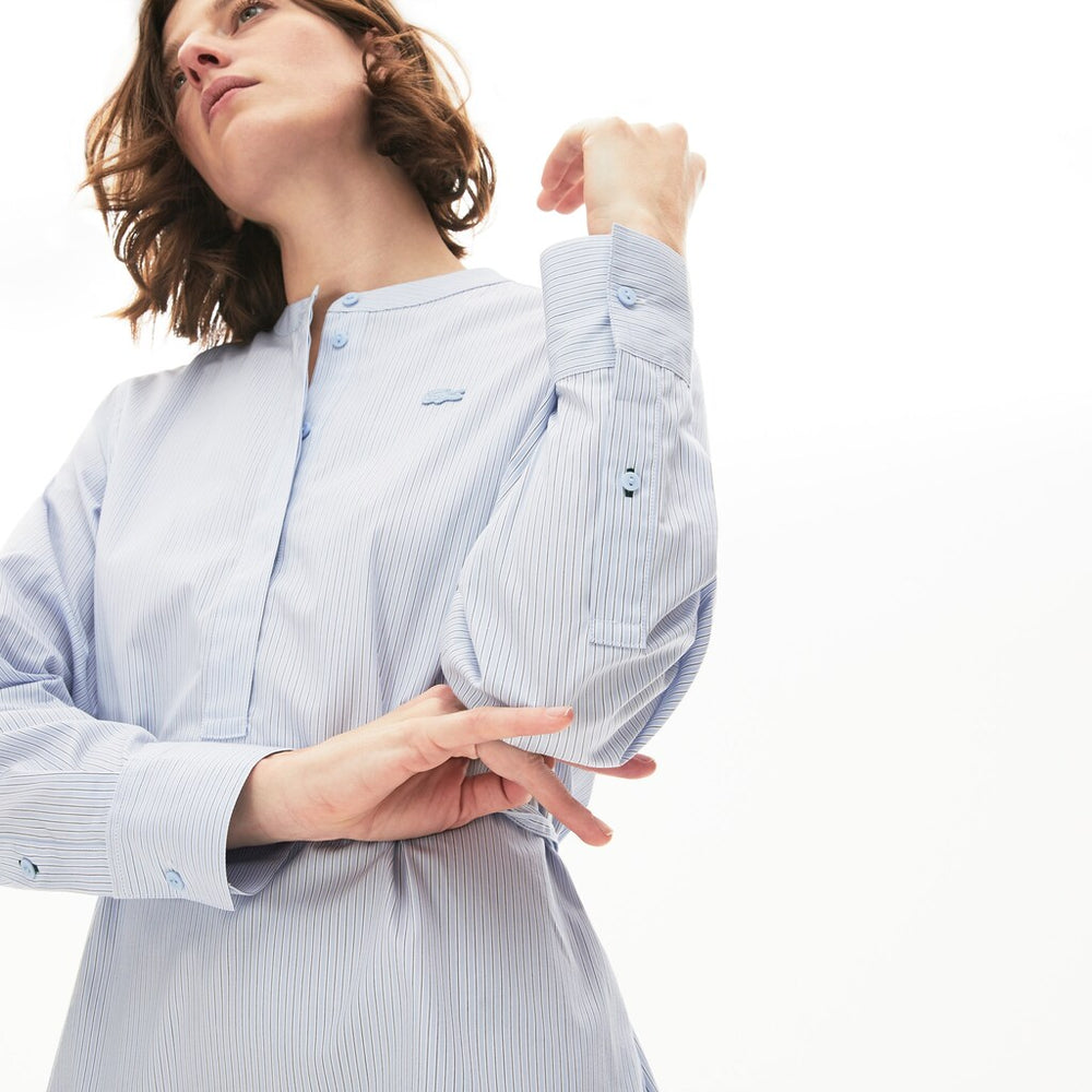 Wo  Cotton Shirt Dress | Lacoste Womens