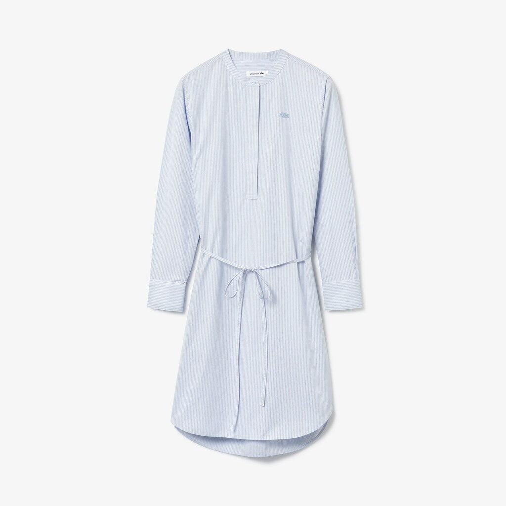 Wo  Cotton Shirt Dress | Lacoste Womens
