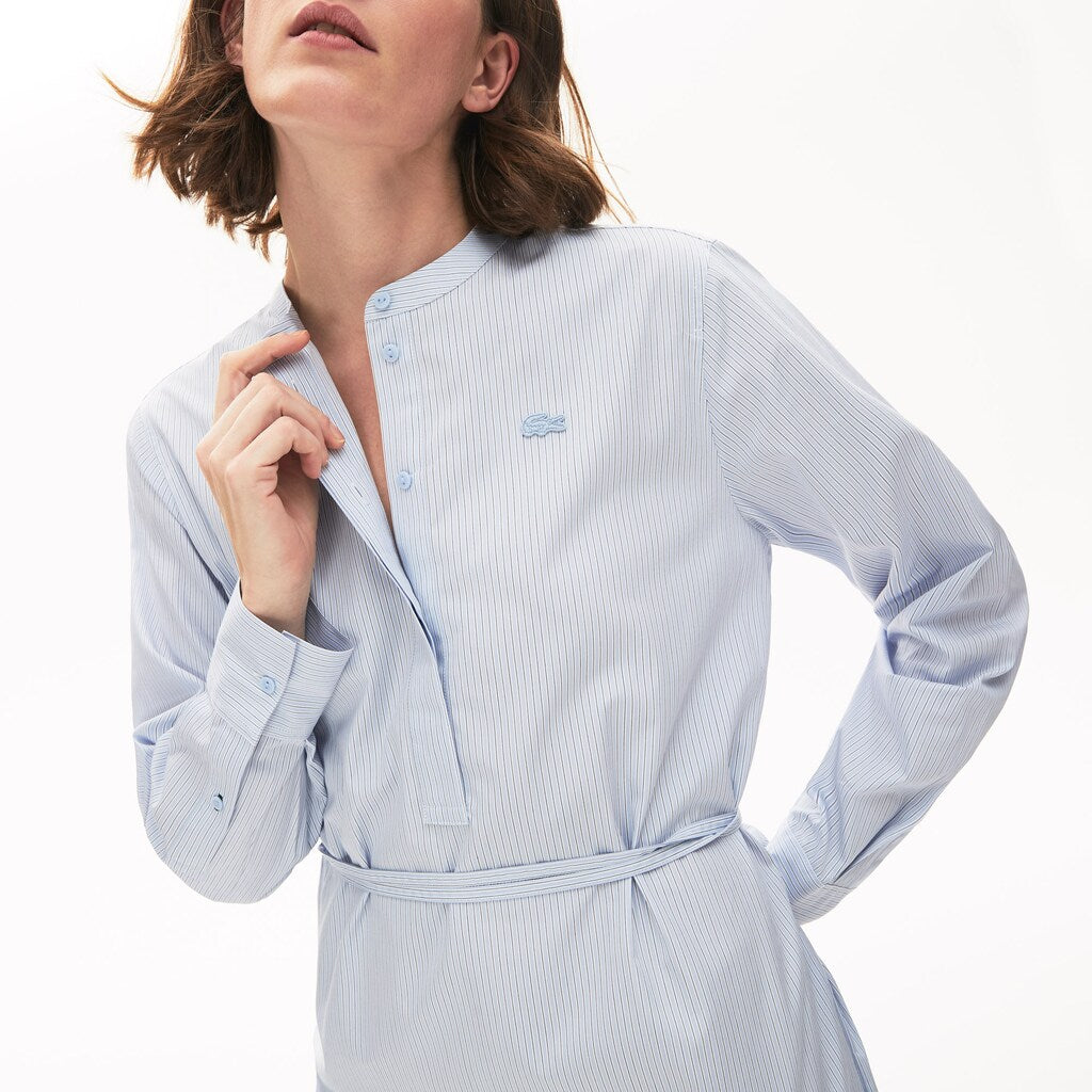 Wo  Cotton Shirt Dress | Lacoste Womens
