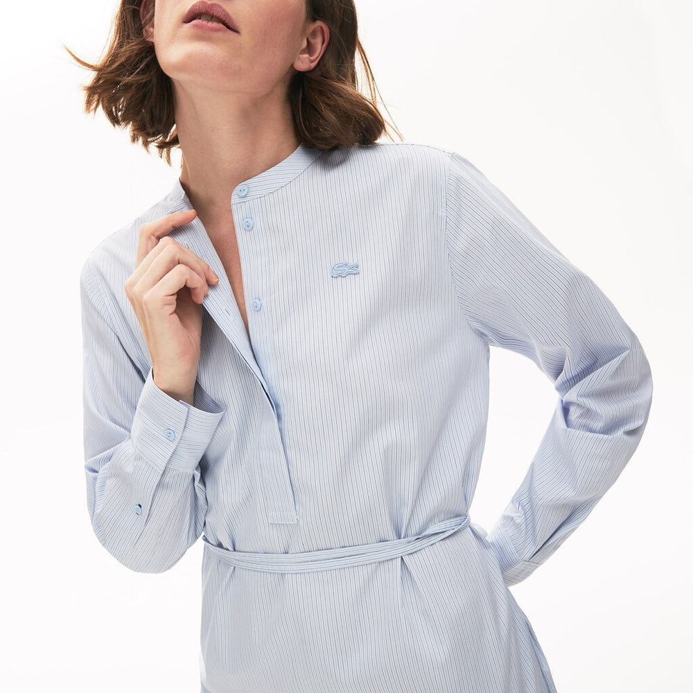 Wo  Cotton Shirt Dress | Lacoste Womens