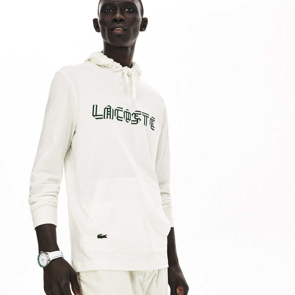 Heritage Ribbon Regular Fit Hooded T-shirt | Lacoste Mens