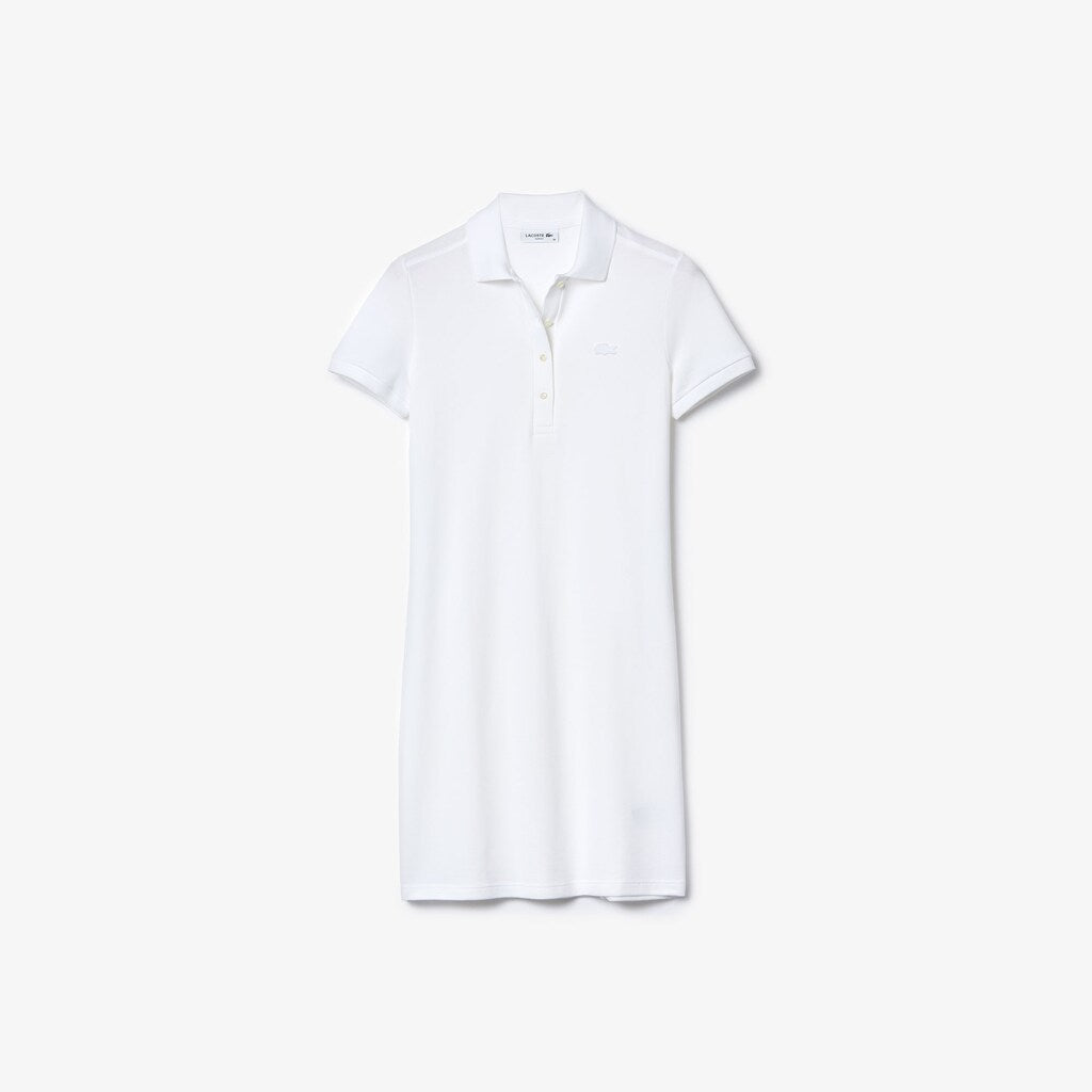 Wo  Stretch Cotton Piqué Polo Dress | Lacoste Womens