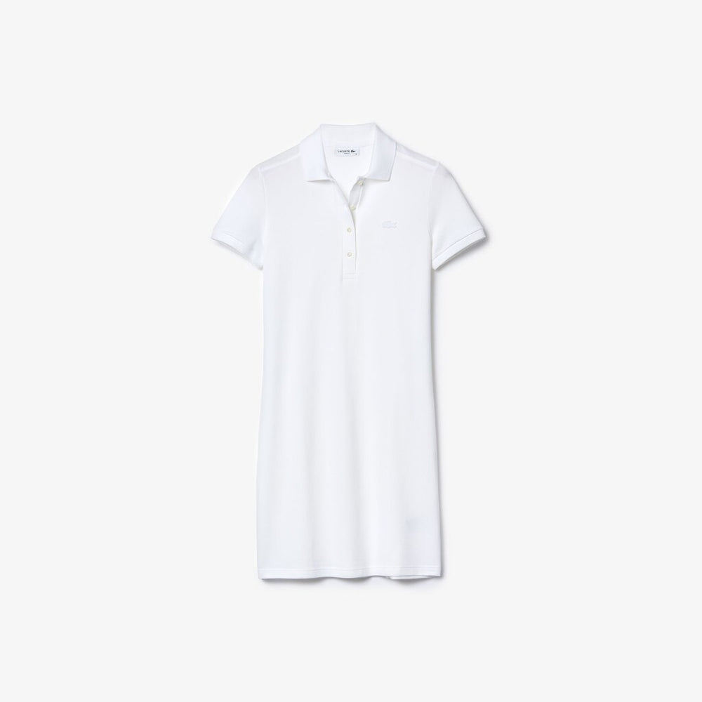 Wo  Stretch Cotton Piqué Polo Dress | Lacoste Womens