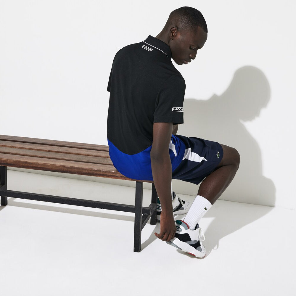 SPORT Ultra-Dry Piqué Zip Tennis Polo Shirt | Lacoste Mens