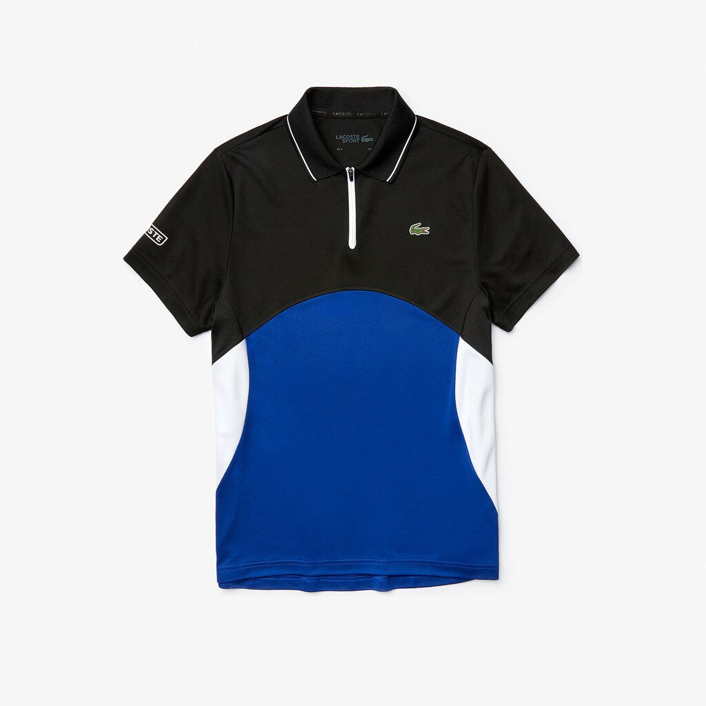 SPORT Ultra-Dry Piqué Zip Tennis Polo Shirt | Lacoste Mens