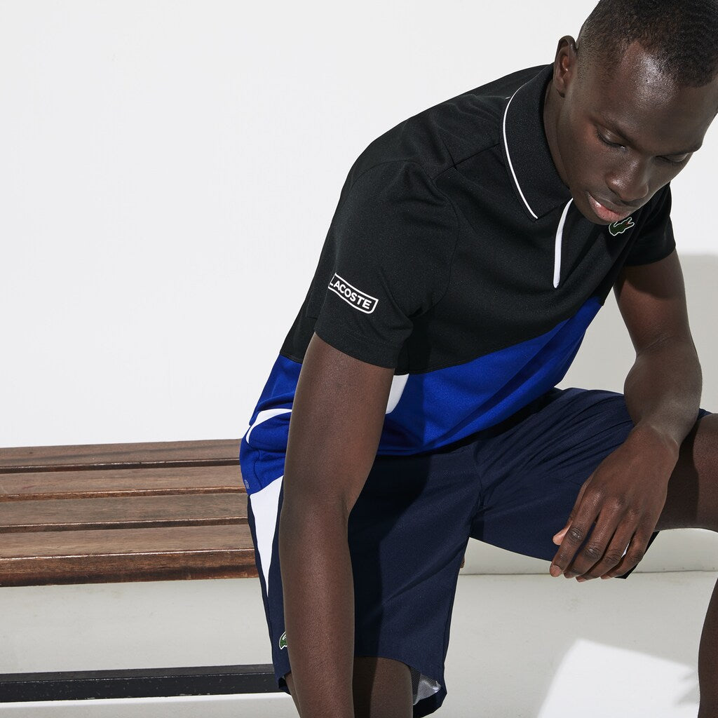 SPORT Ultra-Dry Piqué Zip Tennis Polo Shirt | Lacoste Mens