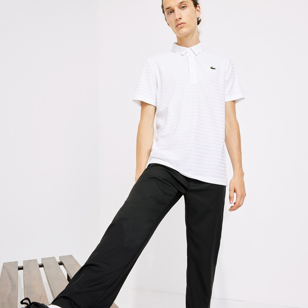 SPORT Textured Breathable Golf Polo Shirt | Lacoste Mens