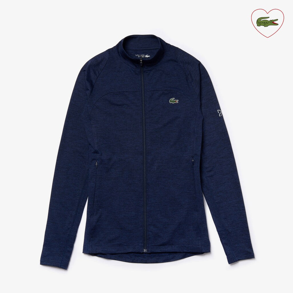 SPORT Novak Djokovic Stretch Zippered Jacket | Lacoste Mens