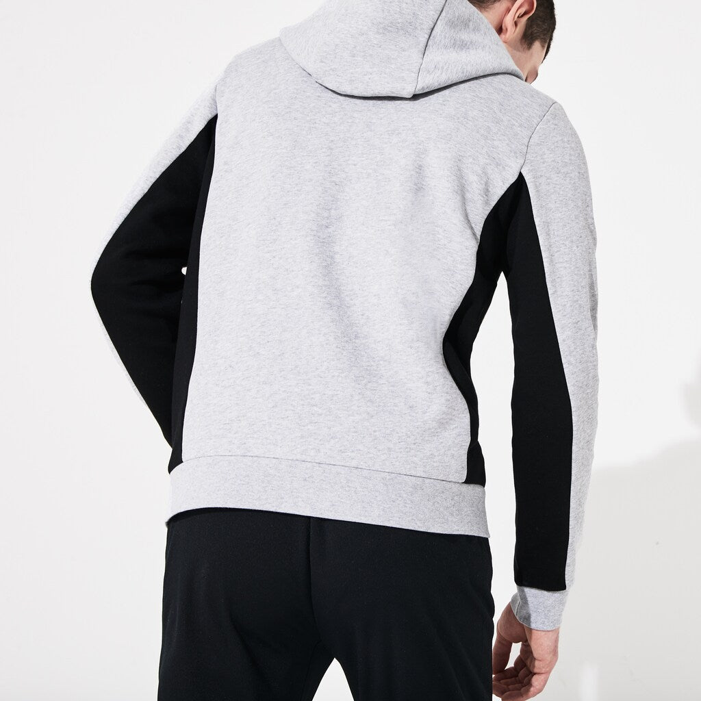 SPORT Two-Tone Fleece Hoody Sweatshirt | Lacoste Mens