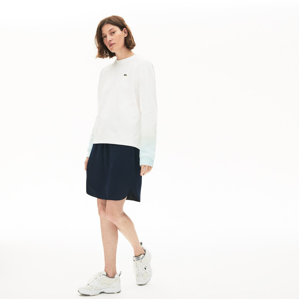 Wo  Made in France Crew Neck Organic Cotton Sweatshirt | Lacoste Womens
