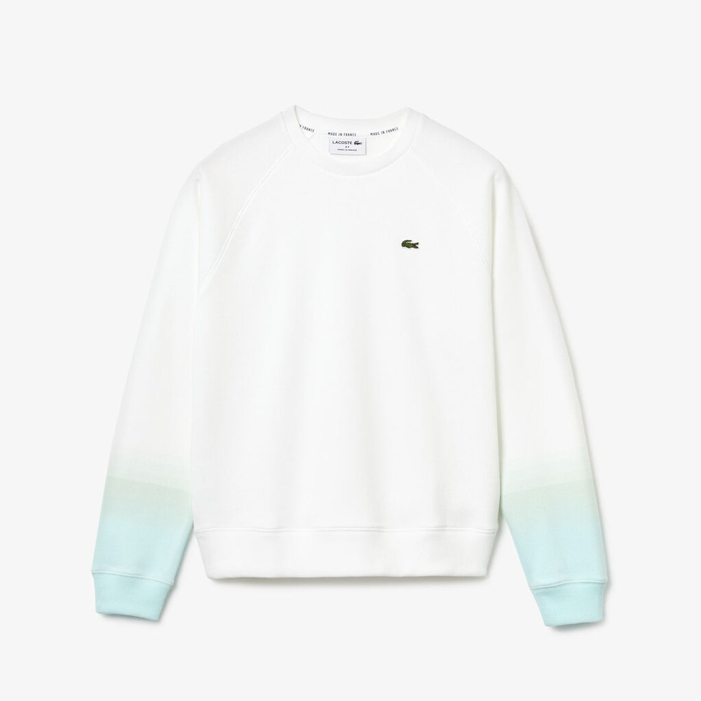 Wo  Made in France Crew Neck Organic Cotton Sweatshirt | Lacoste Womens