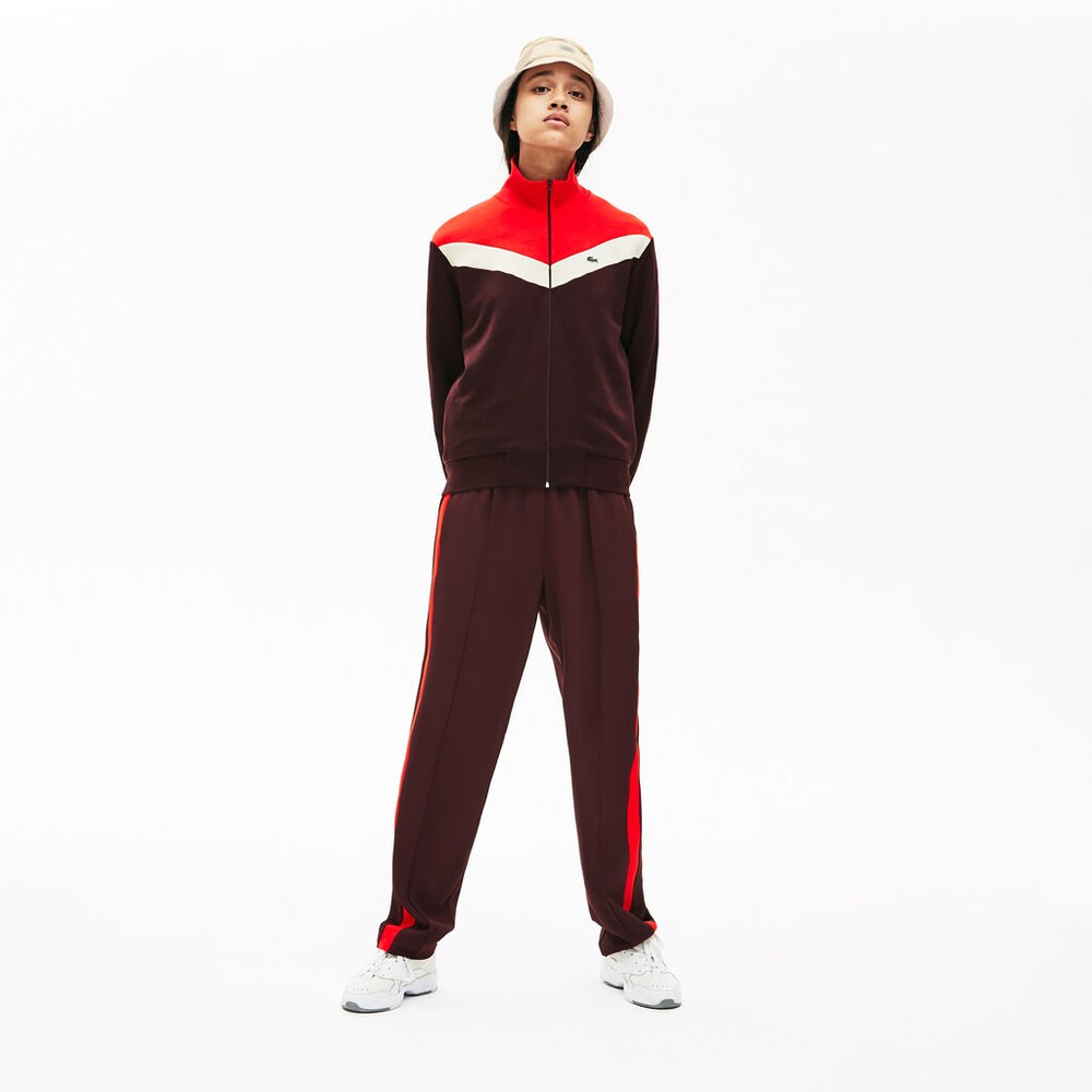 Wo  Color-Block Fleece Zip Up Sweatshirt | Lacoste Womens