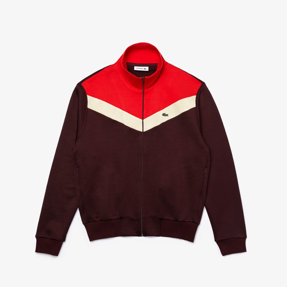 Wo  Color-Block Fleece Zip Up Sweatshirt | Lacoste Womens