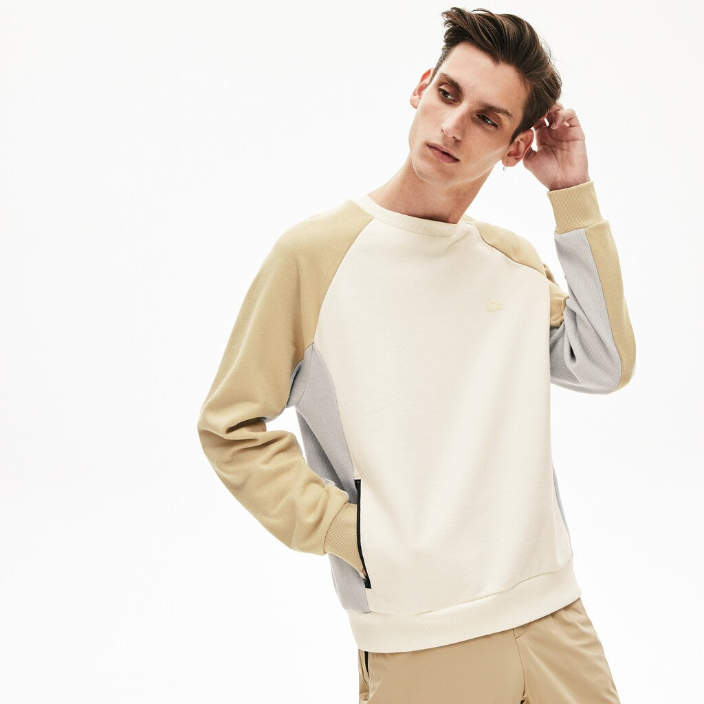 Motion Colorblock Crew Neck Sweatshirt | Lacoste Mens