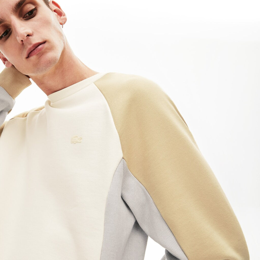 Motion Colorblock Crew Neck Sweatshirt | Lacoste Mens