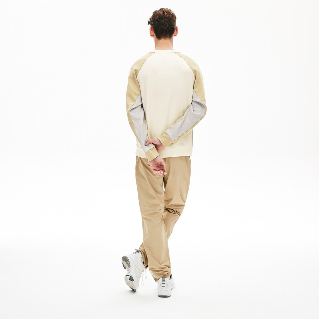 Motion Colorblock Crew Neck Sweatshirt | Lacoste Mens