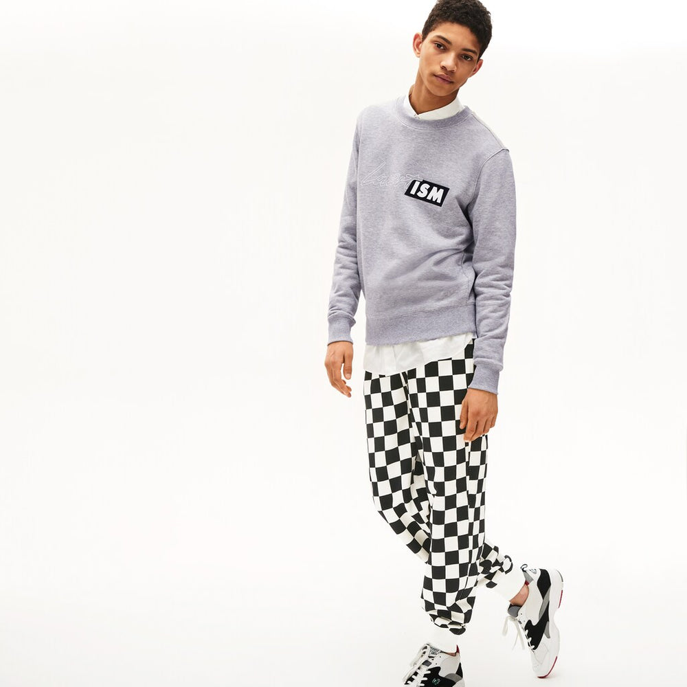 Unisex LIVE Check Fleece Tracksuit Pants | Lacoste Mens|Womens