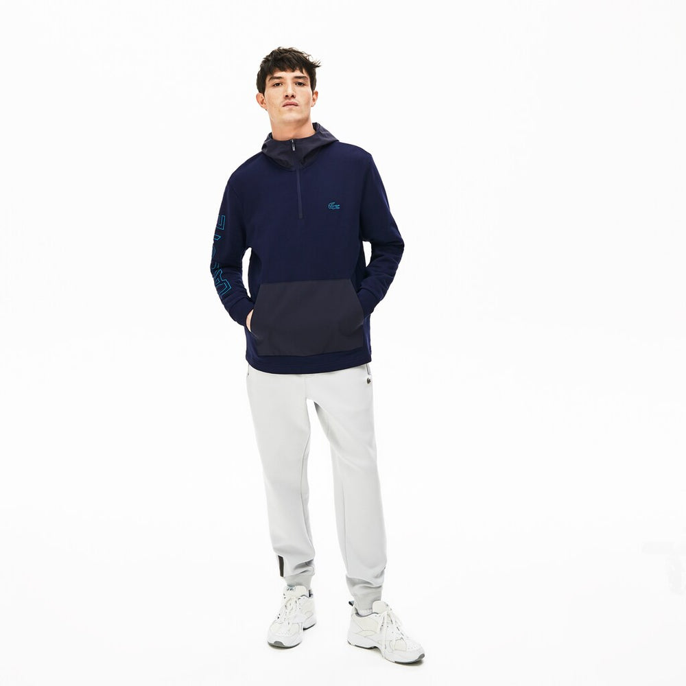 Hooded Color-Block Zip Up Sweatshirt | Lacoste Mens
