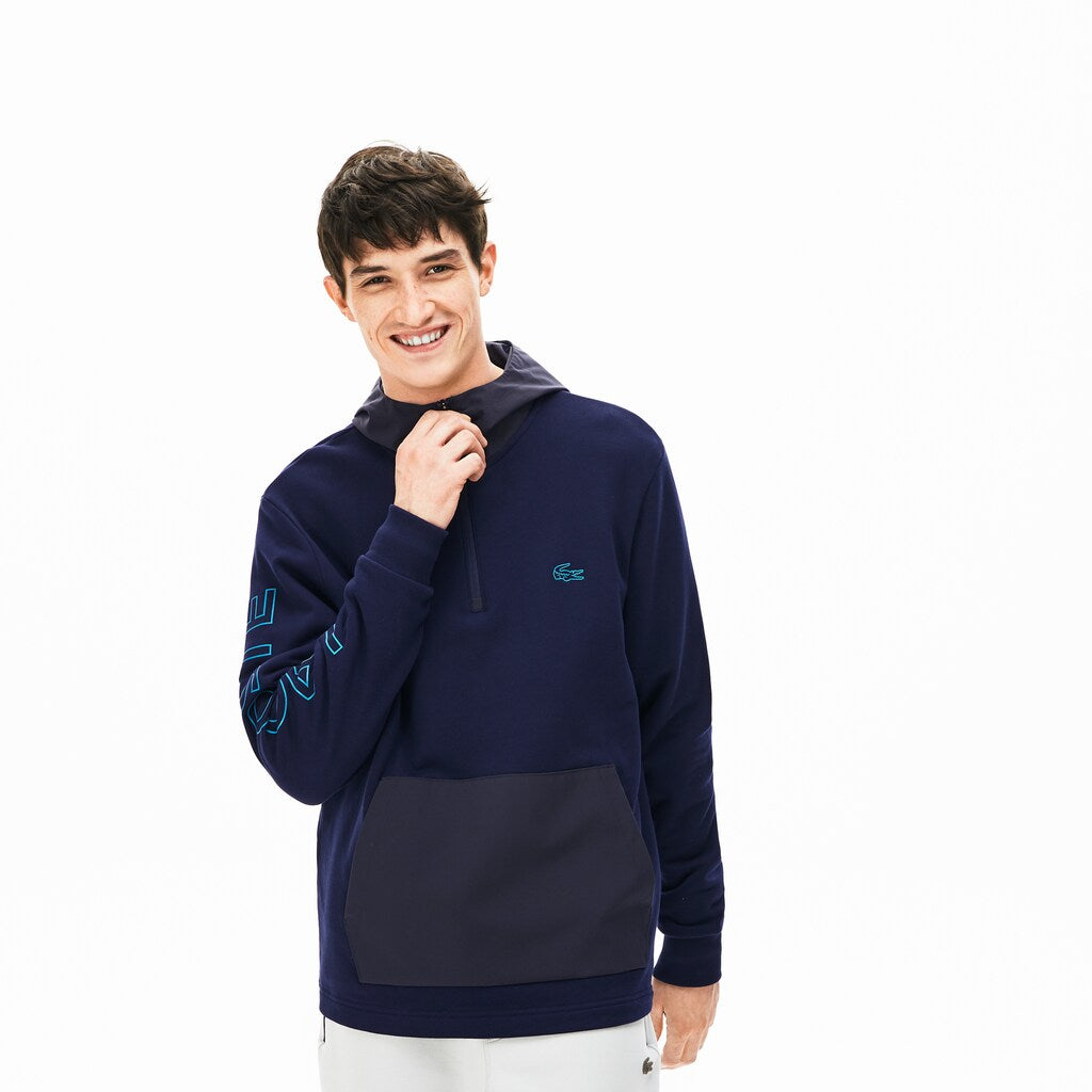 Hooded Color-Block Zip Up Sweatshirt | Lacoste Mens