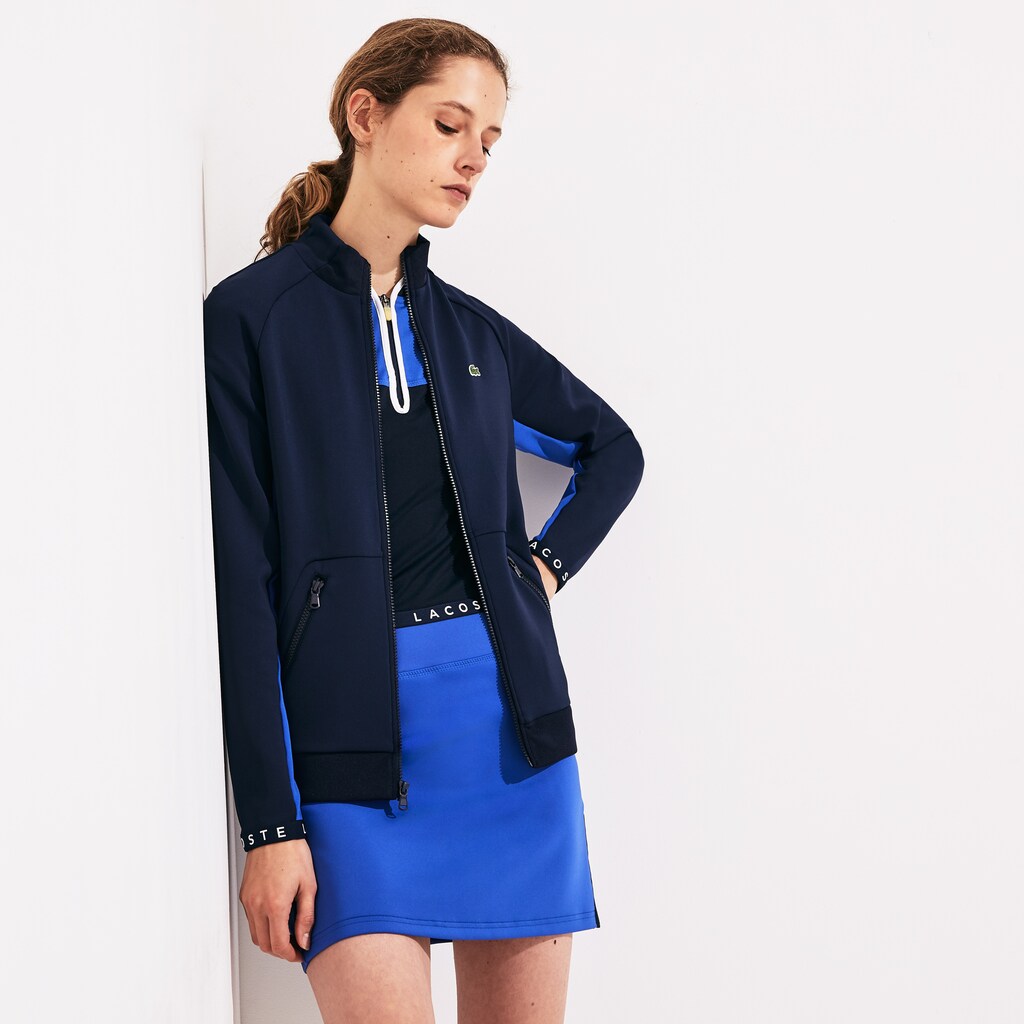 Wo  SPORT Lightweight Neoprene Tennis Zip-Up | Lacoste Womens