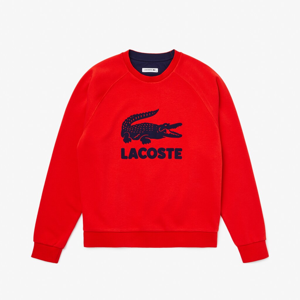 Wo  Printed Fleece Sweatshirt | Lacoste Womens