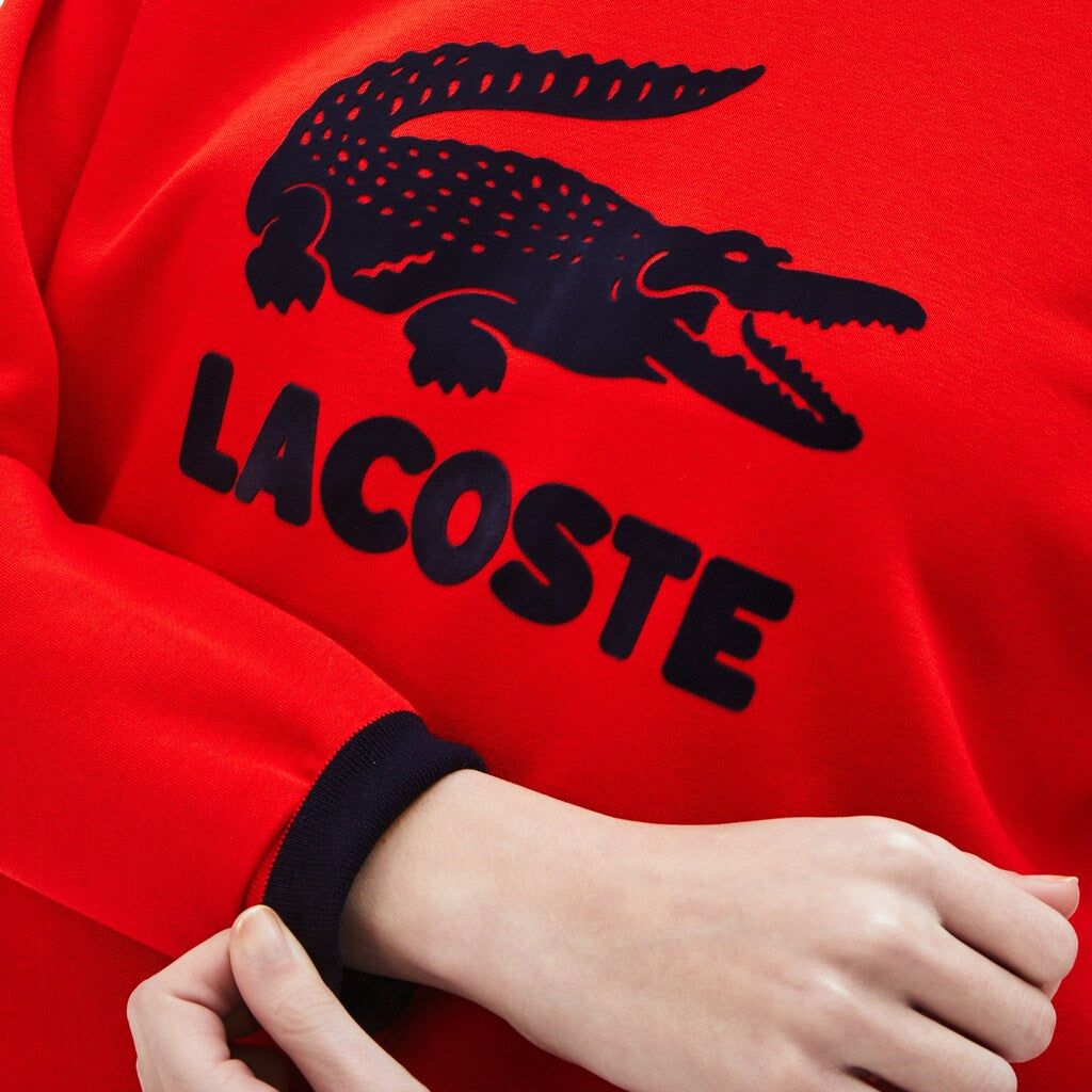 Wo  Printed Fleece Sweatshirt | Lacoste Womens