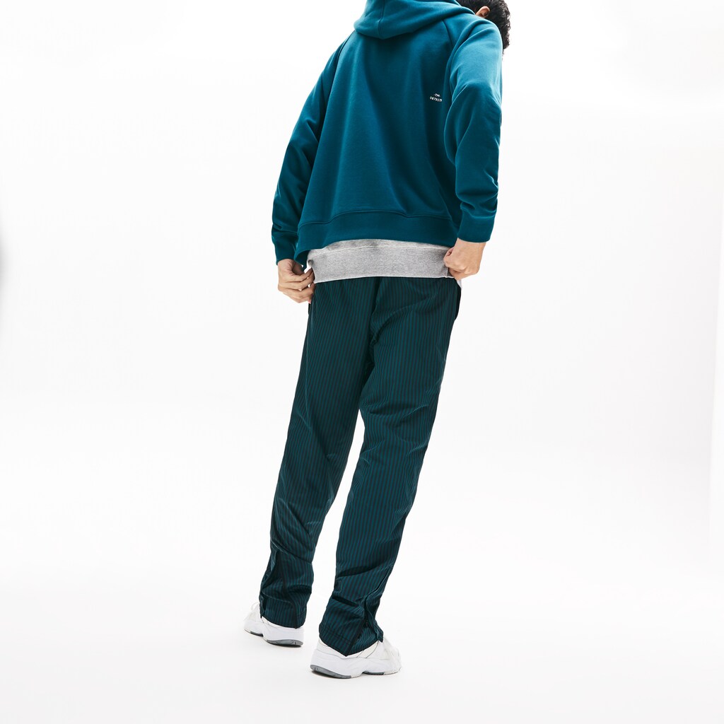 LIVE Lightweight Striped Track Pants | Lacoste Mens