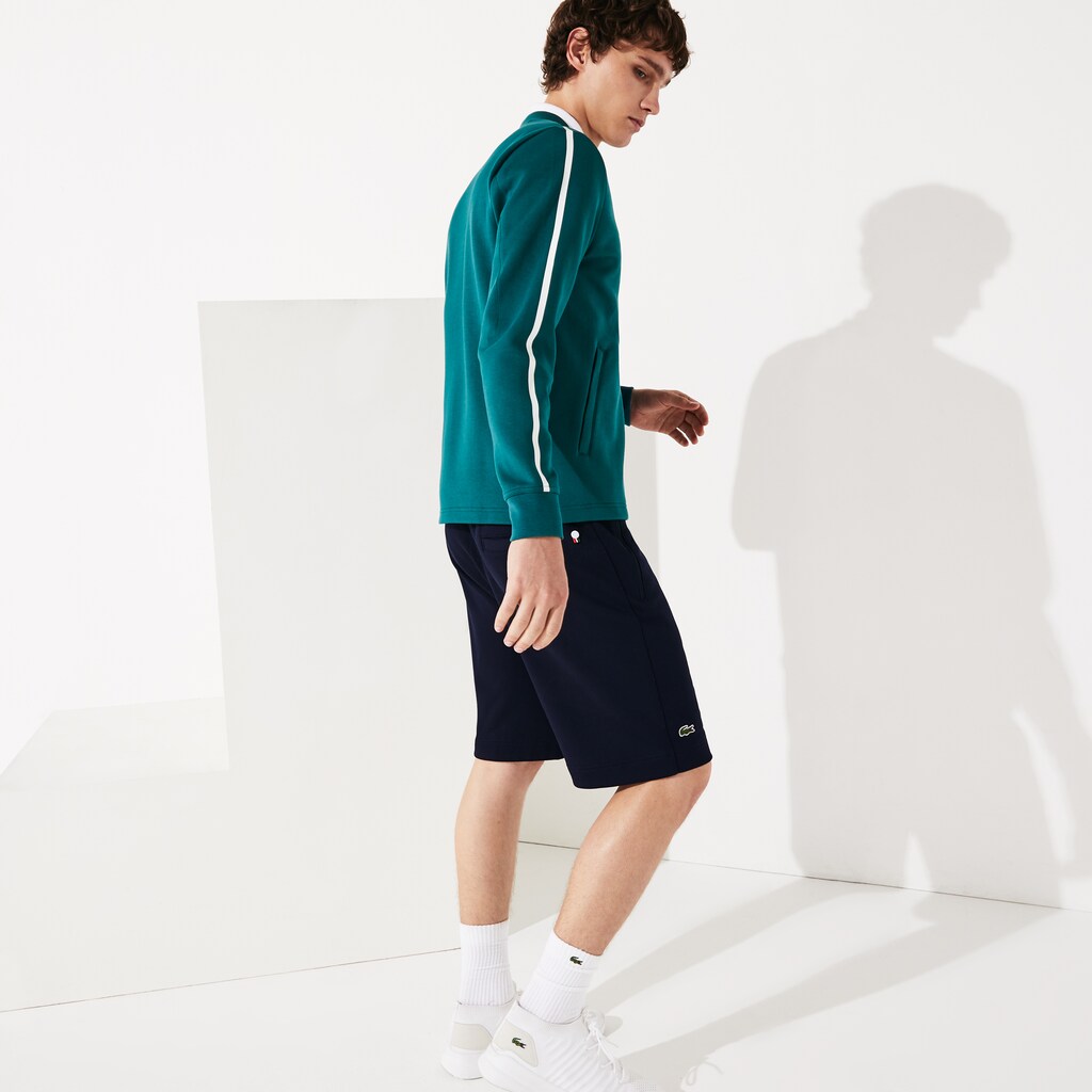SPORT Roland Garros V-Neck Zip Sweatshirt | Lacoste Mens