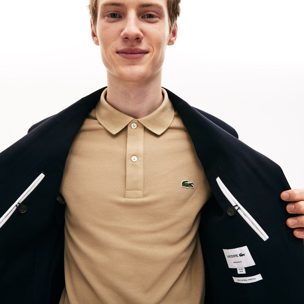 Straight-Cut Wool Jacket | Lacoste Mens