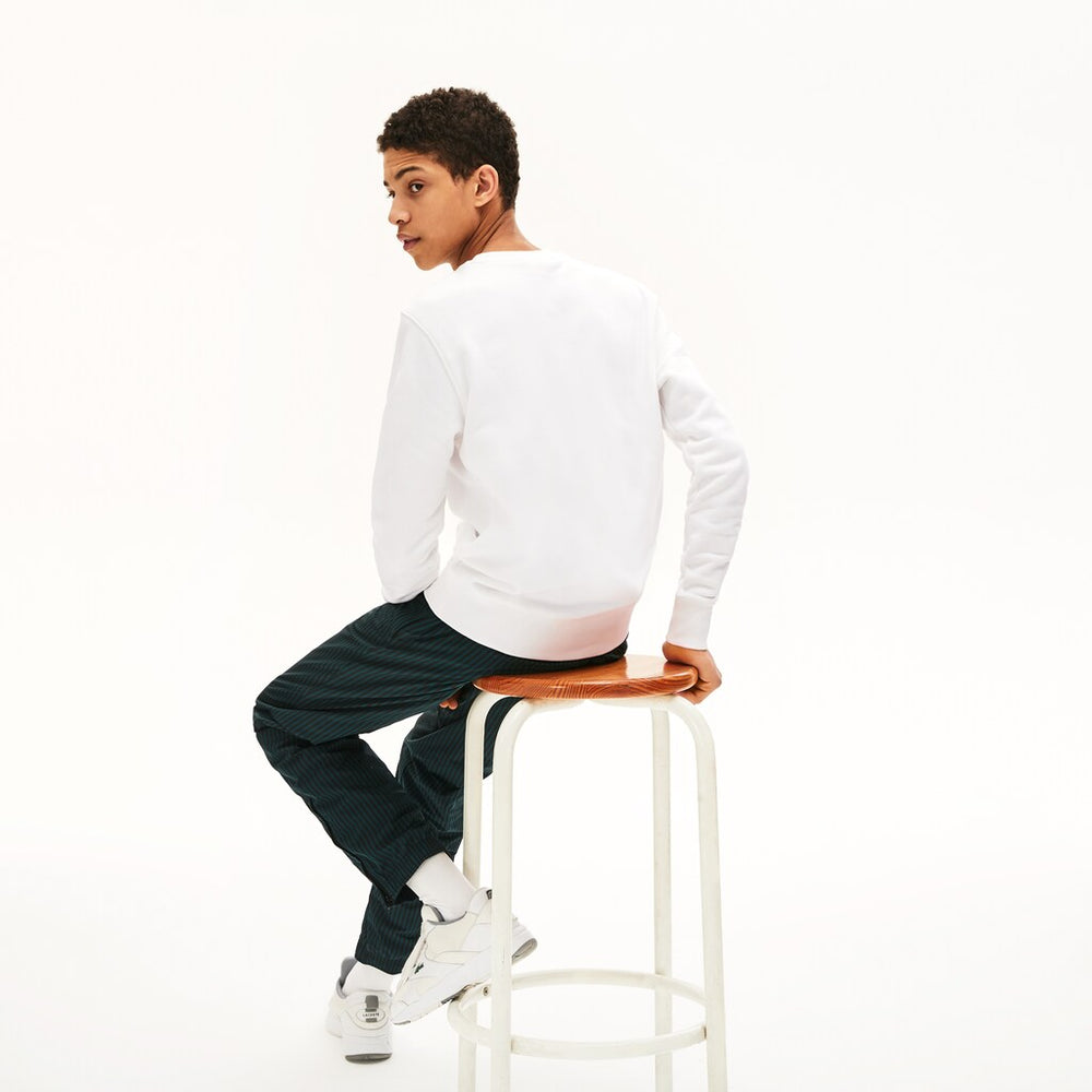 Unisex LIVE Embroidered Tennis Sweatshirt | Lacoste Mens|Womens