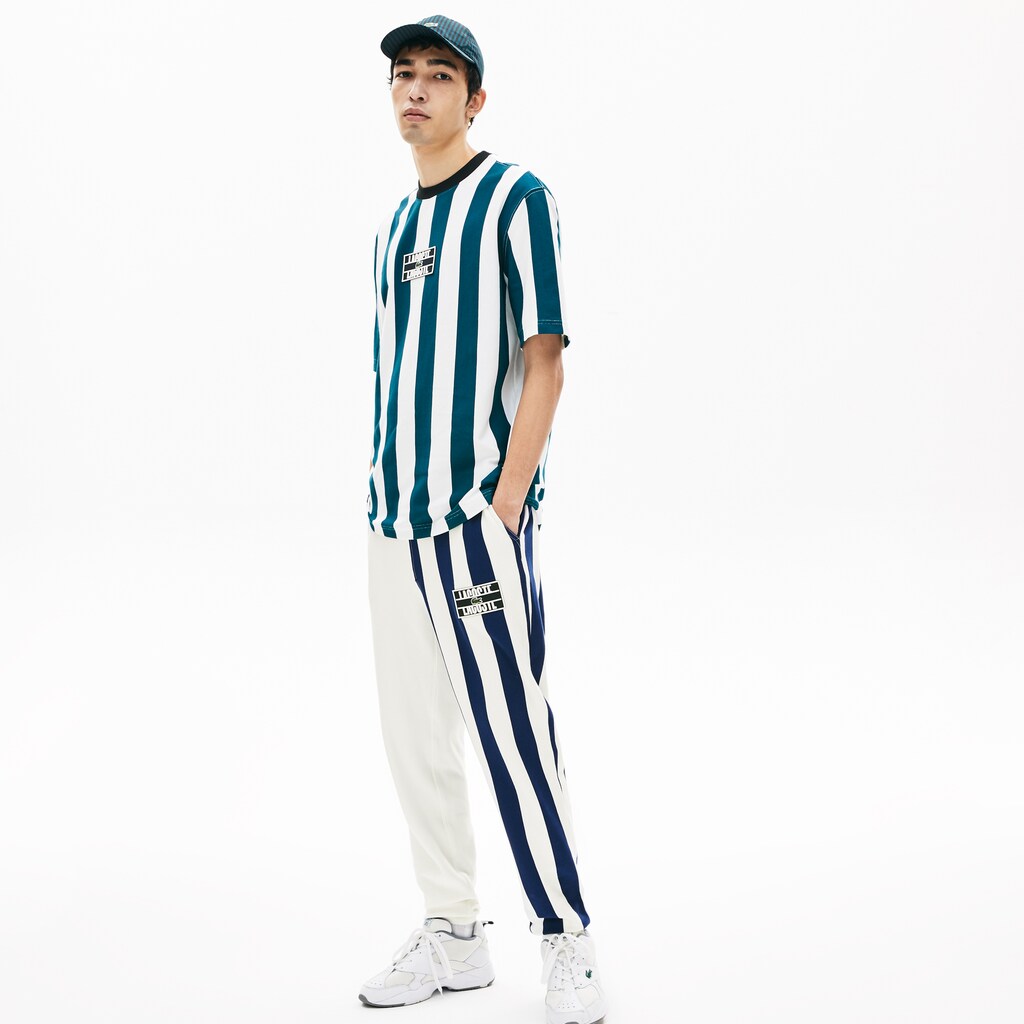 LIVE Bicolor Fleece Tracksuit Pants | Lacoste Mens