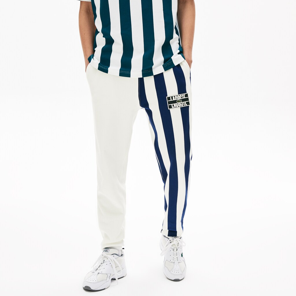 LIVE Bicolor Fleece Tracksuit Pants | Lacoste Mens