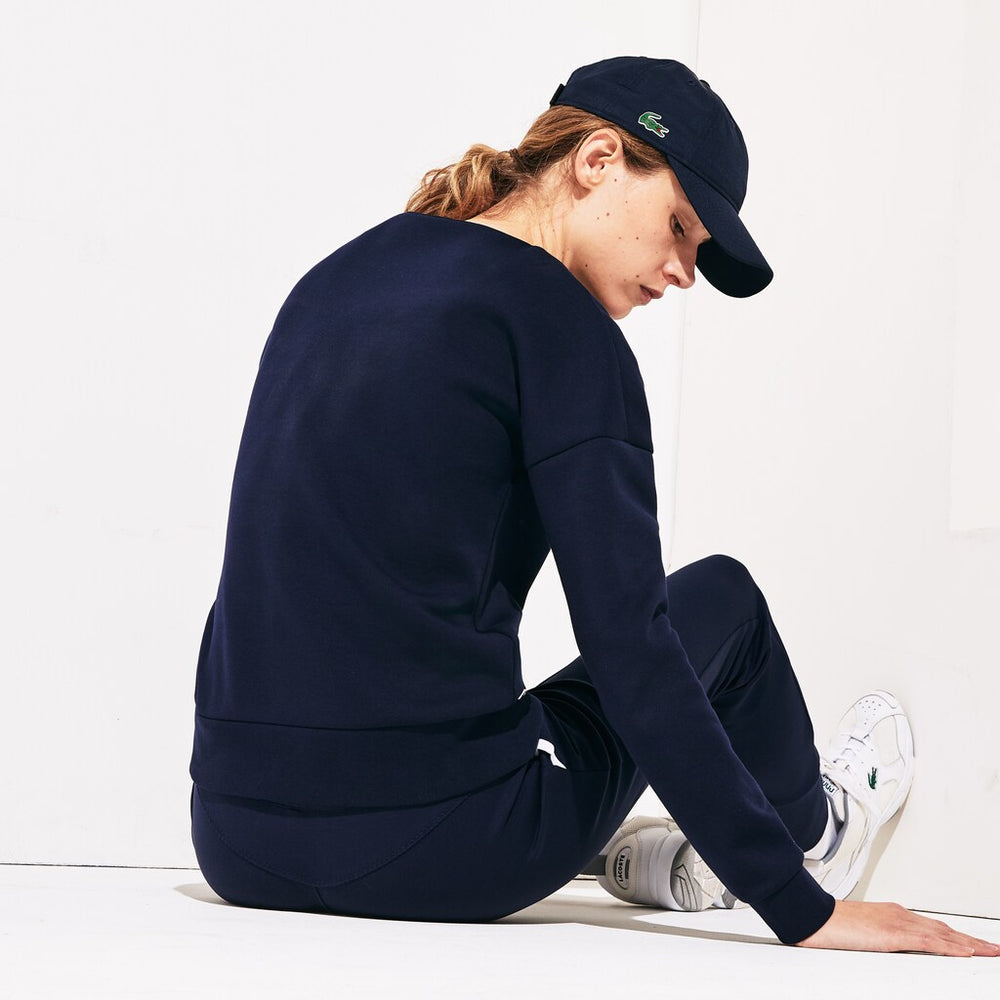 Wo  SPORT Oversize Croc Cotton-Blend Sweatshirt | Lacoste Womens