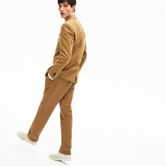 Cotton-Linen Double-Breasted Jacket | Lacoste Mens