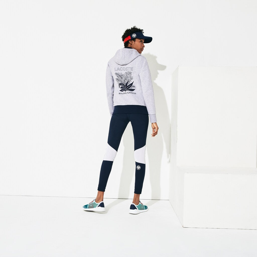 Wo  SPORT Roland Garros Print Zip-Up Sweatshirt | Lacoste Womens