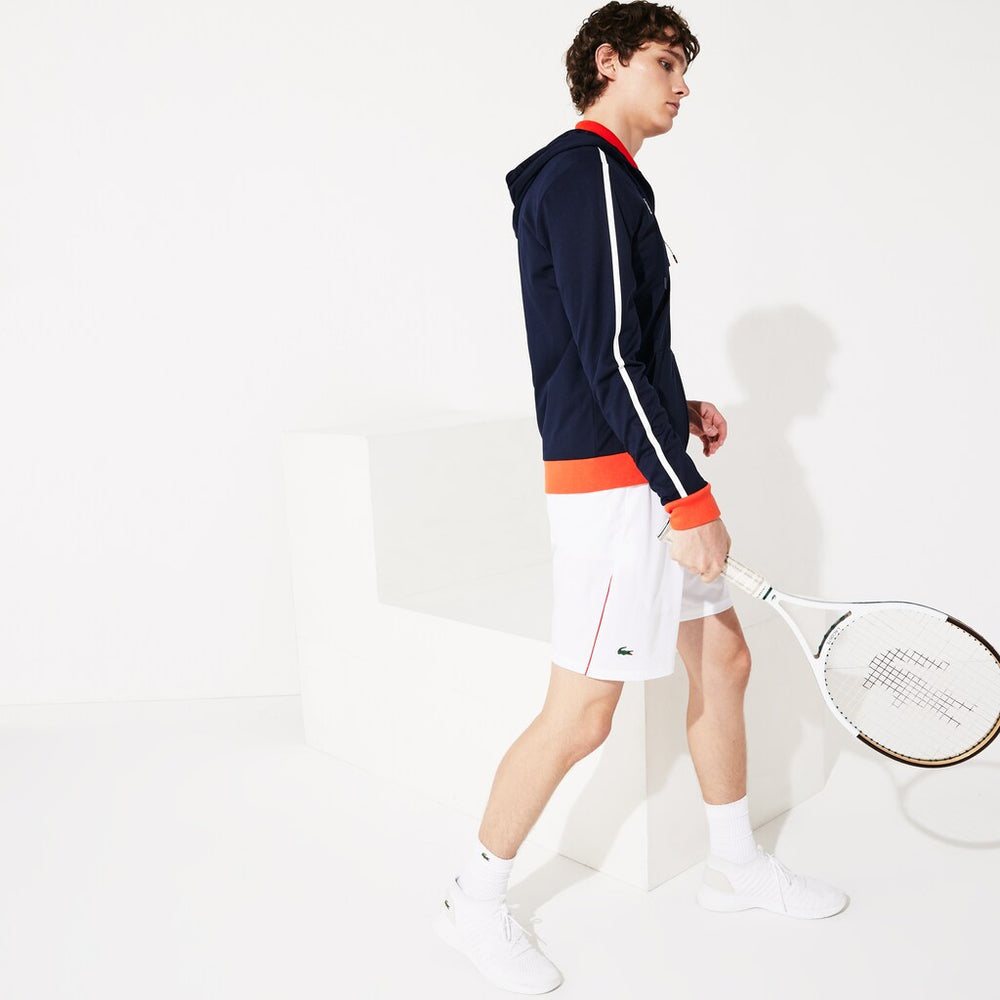 SPORT Roland Garros Hooded Zip-Up Jacket | Lacoste Mens
