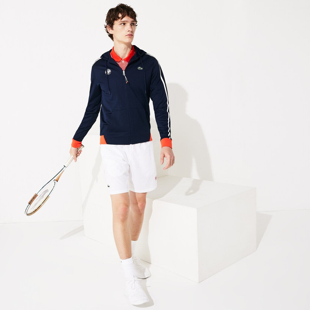 SPORT Roland Garros Hooded Zip-Up Jacket | Lacoste Mens
