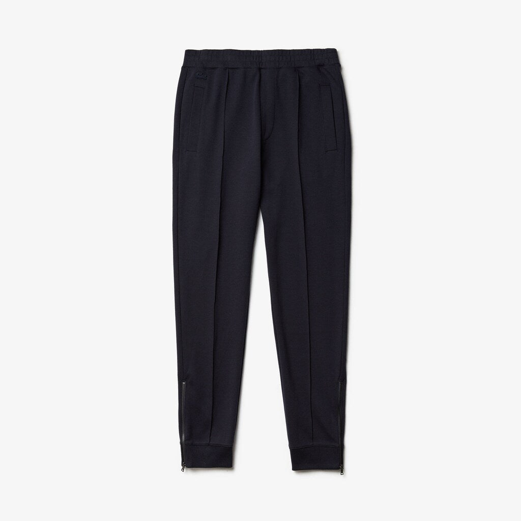Pleated Cotton-Silk Track Pants | Lacoste Mens