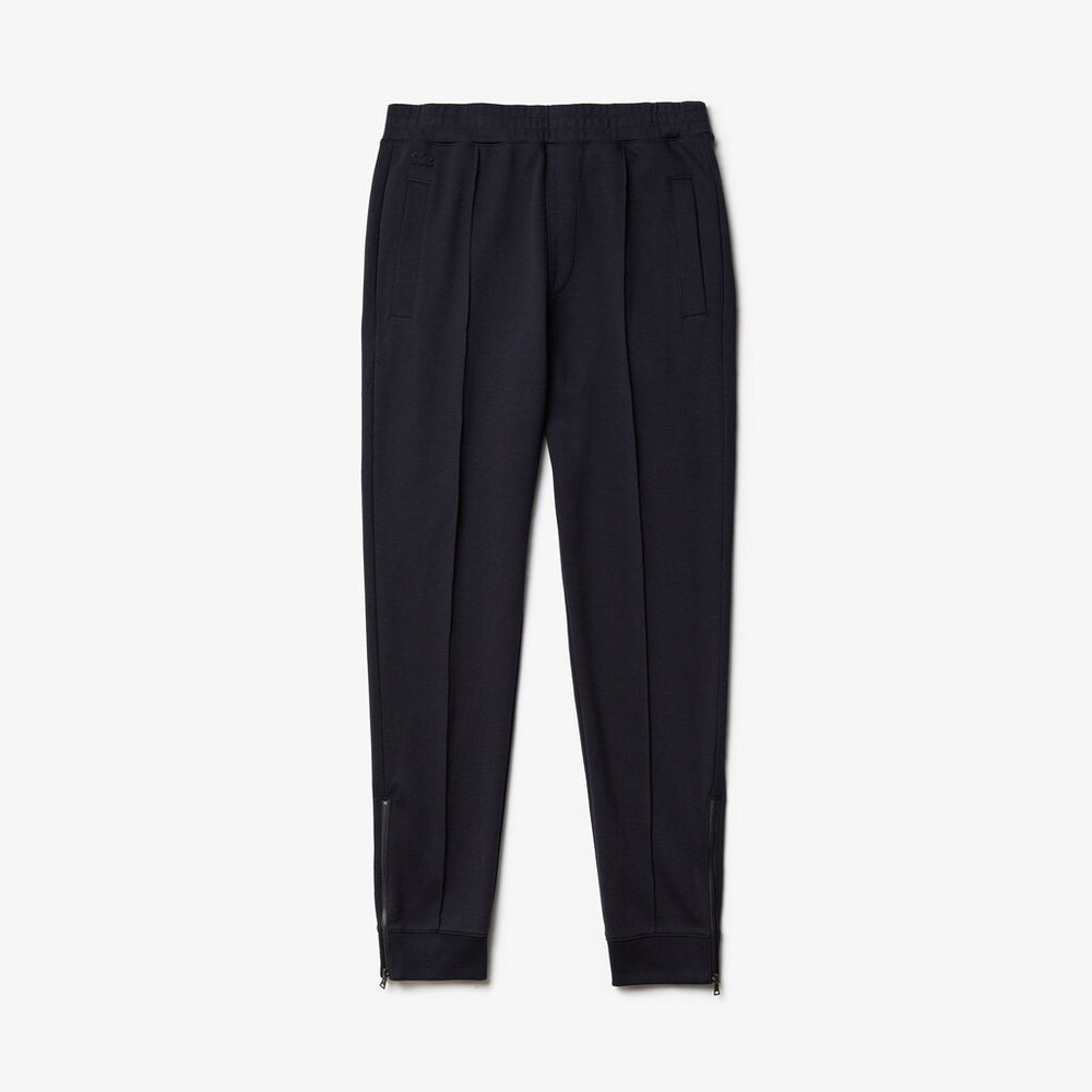 Pleated Cotton-Silk Track Pants | Lacoste Mens